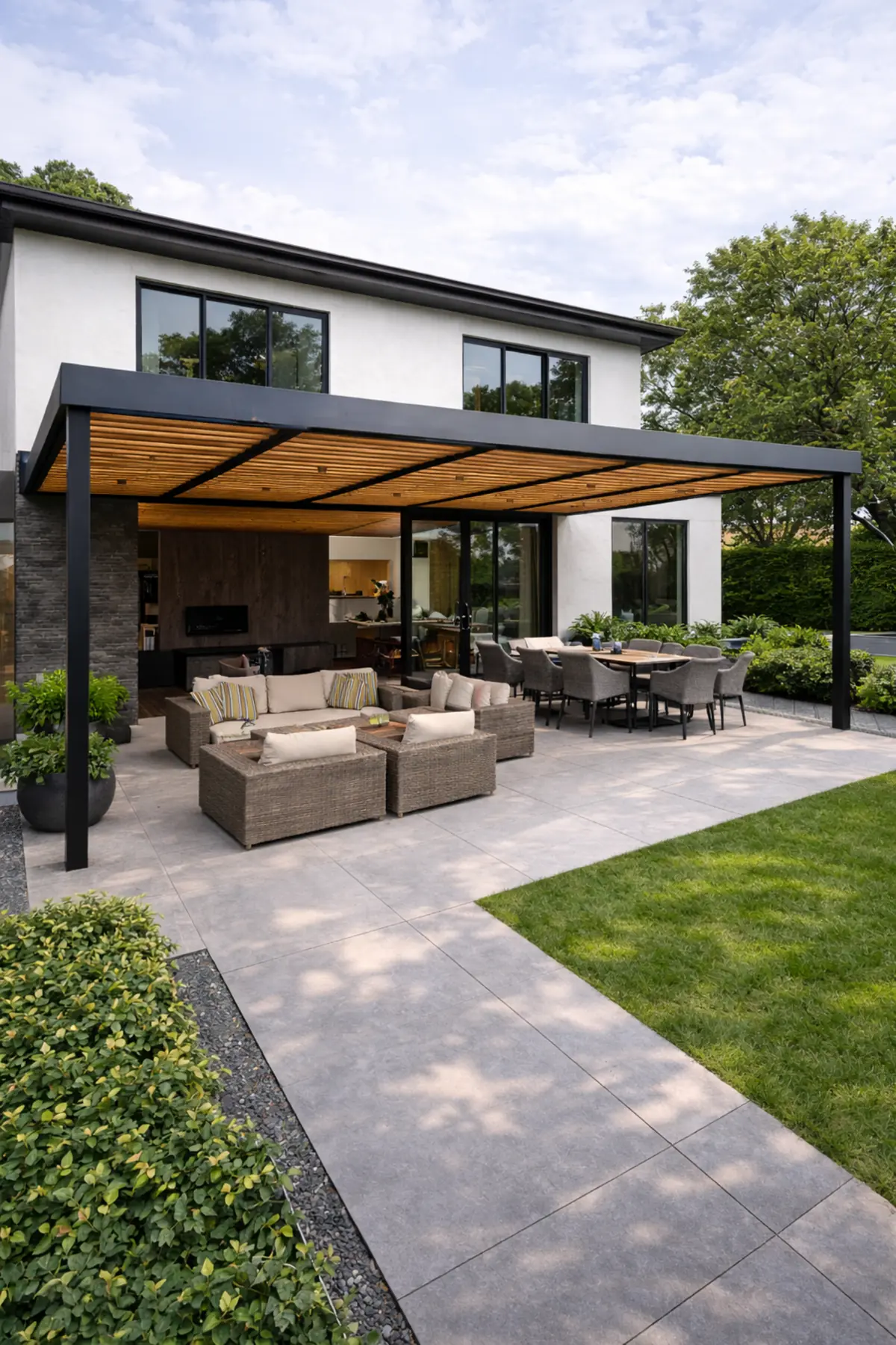 Instalación de pérgolas